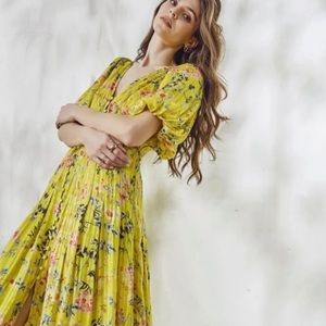 HEMANT & NANDITA dress floral maxi